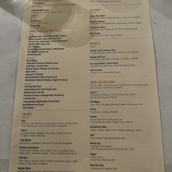 Echo & Rig - Menu for October 31st - Steakhouses Near Me - Las Vegas, Nevada