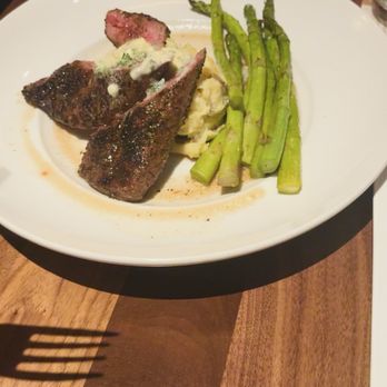 Seasons 52 - Wood-Grilled Kona-Crusted Lamb Loin - Seafood Near Me - Orland Park, Illinois