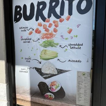 Taichi Bubble Tea - This is the make up of the sushi burrito! A fan fave here! - Poke Near Me - Jacksonville, Florida