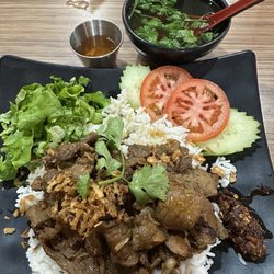 Pho Van Noodles & Grill - Rice P12. Special Beef Bowl
