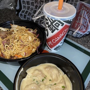P.F. Chang's - Signature Lo Mein (Beef)  Miso Butter Lobster Dumplings - Chinese Near Me - Warrington, Pennsylvania