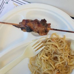 Pitiful portions like this on several BBQ sticks. :(