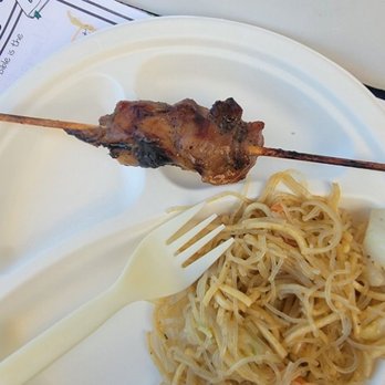 Kapit Bahay - Pitiful portions like this on several BBQ sticks. :( - Filipino Near Me - Anaheim, California