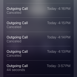 calls placed mostly ignored calls placed mostly ignored