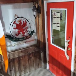 The Twisted Griffin - Once down the alley way you are greeted by these doors