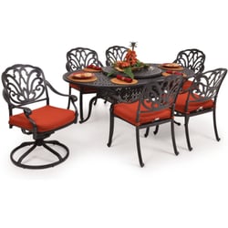 Leaders Furniture of North Naples - San Marino Outdoor Cast Aluminum Patio Dining Set