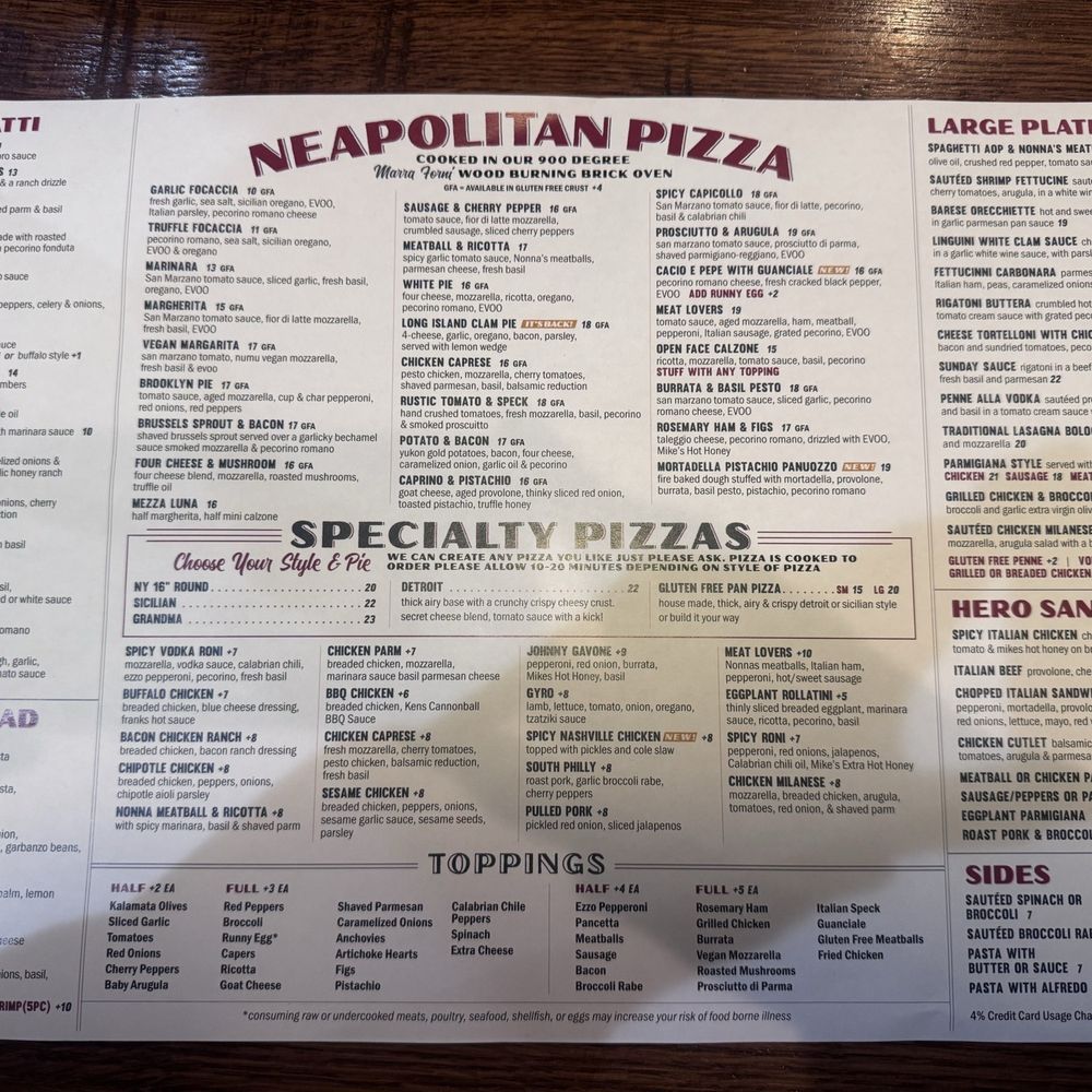 Donatina Neapolitan Pizza Cafe - Menu - Pizza Near Me - Patchogue, New York Donatina Neapolitan Pizza Cafe - Menu - Pizza Near Me - Patchogue, New York