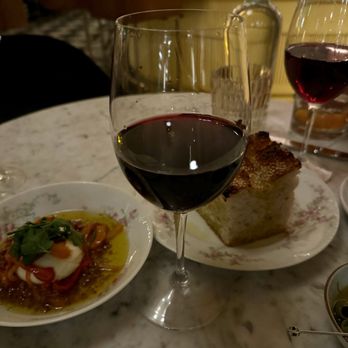 Bar Amorina - Styled mozzarella & sesame focaccia with a full-bodied, warming red to pair - Italian Near Me - Denver, Colorado