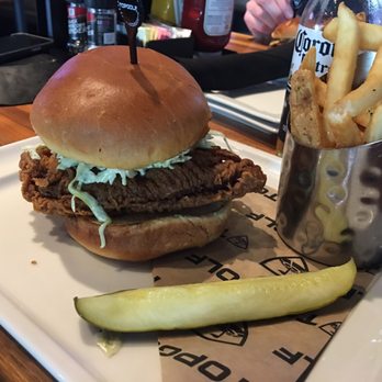 Topgolf - Fried chicken sandwich - Sports Bars Near Me - Alpharetta, Georgia Topgolf - Fried chicken sandwich - Sports Bars Near Me - Alpharetta, Georgia