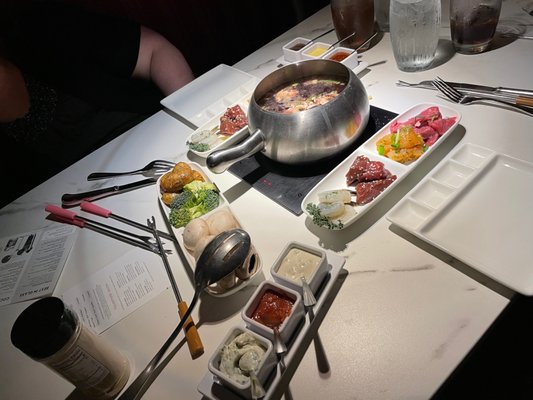 Photo of The Melting Pot - Fort Collins, CO, US. BFFF Special: course 3: Coq Au Vin