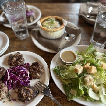 Oval Office - Gorgonzola lamb burgers, caesar salad and French onion soup - Sandwiches Near Me - Post Falls, Idaho Oval Office - Gorgonzola lamb burgers, caesar salad and French onion soup - Sandwiches Near Me - Post Falls, Idaho