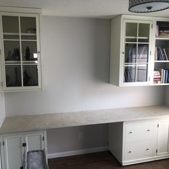 Albuquerque Tile and Stone - a corner desk in a home office - Countertop Installation Near Me - Albuquerque, New Mexico