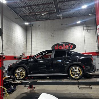 Dale's Auto Service - A photo of my 2024 Subaru WRX on the alignment rack at Dales Automotive - Auto Repair Near Me - Surrey, British Columbia Dale's Auto Service - A photo of my 2024 Subaru WRX on the alignment rack at Dales Automotive - Auto Repair Near Me - Surrey, British Columbia