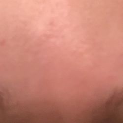 My freshly waxed eyebrows. No shape.