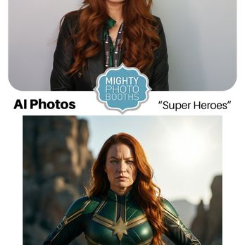 Mighty Photo Booths - AI Super Hero Photo Booth - Photo Booth Rentals Near Me Mighty Photo Booths - AI Super Hero Photo Booth - Photo Booth Rentals Near Me