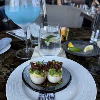 Ascend Prime Steak & Sushi - Not your average deviled eggs! - Sushi Bars Near Me - Bellevue, Washington Ascend Prime Steak & Sushi - Not your average deviled eggs! - Sushi Bars Near Me - Bellevue, Washington