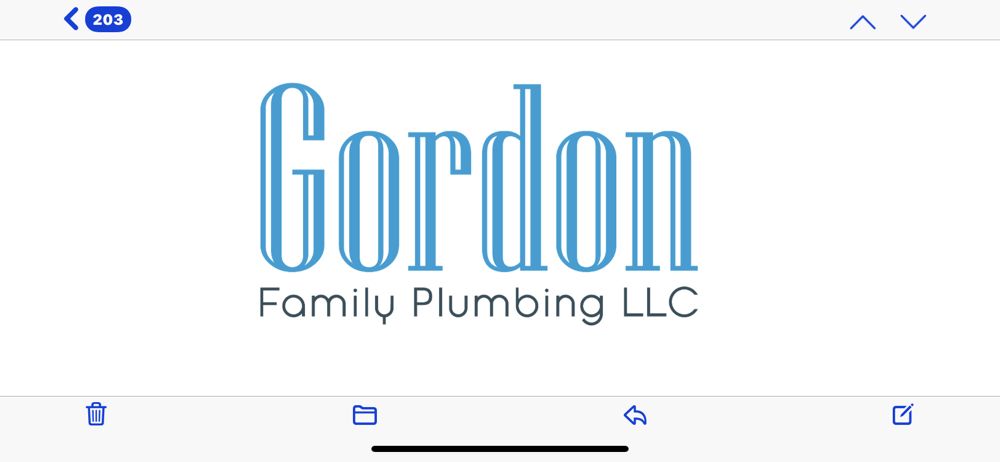 Slide of Gordon Family Plumbing