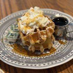 27 North - "Apple Pie" stuffed waffles - SO GOOD!