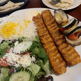 Pom & Olive - Chicken Koobideh Kabab - Mediterranean Near Me - Costa Mesa, California