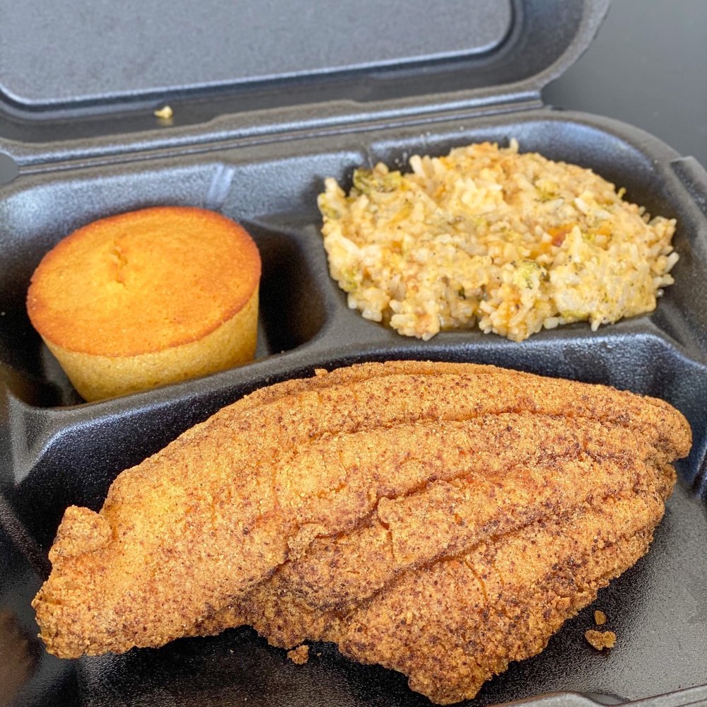 Fried 2 Pc Catfish Meal Fried 2 Pc Catfish Meal