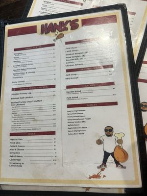 Menu photo 1 Hank's Oklahoma City, OK Menu photo 1 Hank's Oklahoma City, OK