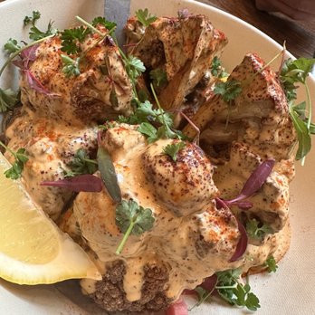 MAZRA - Crispy Cauliflower - Mediterranean Near Me - Redwood City, California