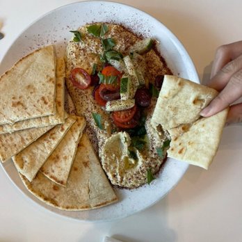 Dish Society - Appetizer: Hummus & Pita - New American Near Me - Katy, Texas Dish Society - Appetizer: Hummus & Pita - New American Near Me - Katy, Texas