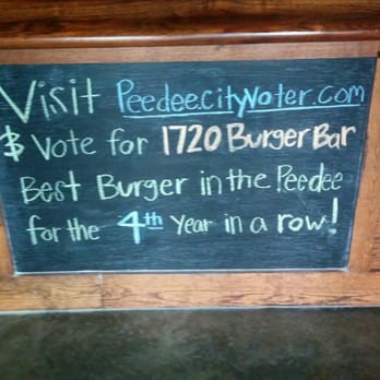 1720 Burger Bar - Best burgers! - Burgers Near Me - Florence, South Carolina 1720 Burger Bar - Best burgers! - Burgers Near Me - Florence, South Carolina
