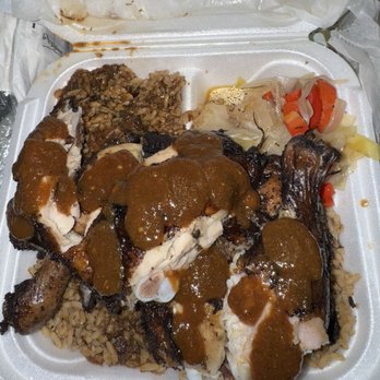 Jerky Jerk - One of the meal for two plates, u get two of these for $25! - Caribbean Near Me - Rolling Meadows, Illinois