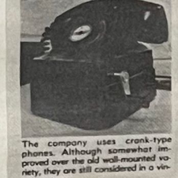 Horny Toad - Historical article on old telephone system - American Near Me - Cranfills Gap, Texas