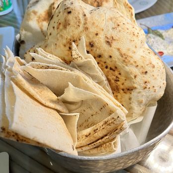 Amal - Pita with dip Sampler - Lebanese Near Me - Miami, Florida
