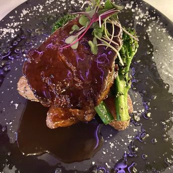 Rue 561 Bistro - Filet mignon special with charred broccolini & fingerling potatoes. Absolutely PERFECT! - Salad Near Me - Toms River, New Jersey