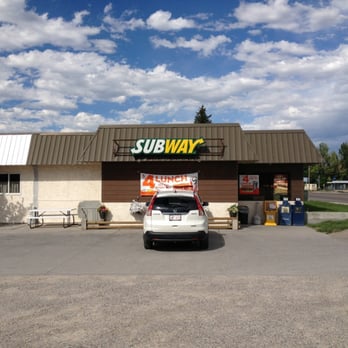 Subway - a car parked in front of a subway restaurant - Sandwiches Near Me - Dillon, Montana