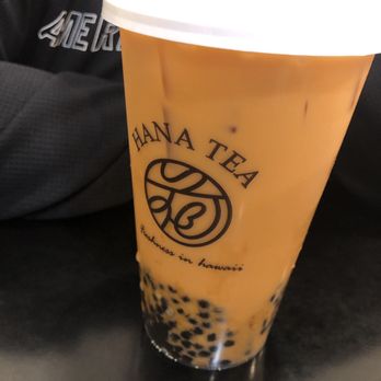 Hana Tea - Thai milk tea with mini boba - Bubble Tea Near Me - Honolulu, Hawaii