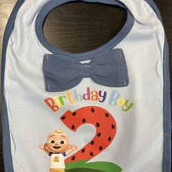 Custom Apparel Supply - #babybib #custombabybib #birthdaybib #babybirthday #babygift #babyshower