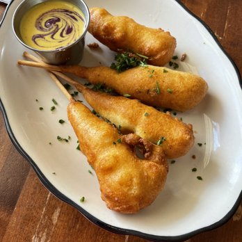 Moonshine Grill - Shrimp corn dogs - Southern Near Me - Austin, Texas