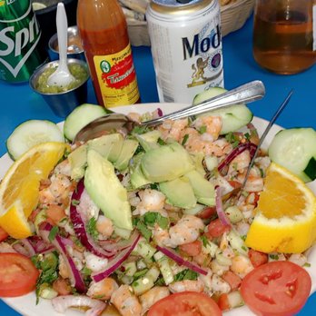 Mariscos Bucerias Nayarit - Ceviche de camarón grande - Seafood Near Me - Cicero, Illinois