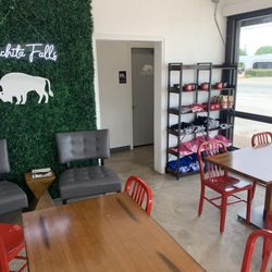White Buffalo - The White Buffalo Coffee Bar in Wichita Falls, Texas is ideal for a quick pick-me-up, especially with the soothing atmosphere and spacious s