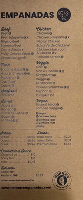 Menu photo 5 Nonna's Empanadas Los Angeles, CA