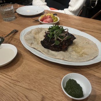Bavel - Slow Roasted Lamb Neck Shawarma - Middle Eastern Near Me - Los Angeles, California