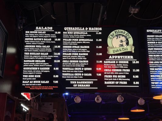 Menu photo 1 The Blind Pig Pub Oxford, MS Menu photo 1 The Blind Pig Pub Oxford, MS