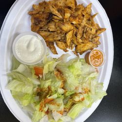 Kebab House - Chicken Shawarma Plate without Rice and Bread...good but far from great!