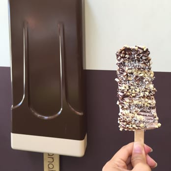 Popbar - Strawberry gelato bar covered with almonds & coconut shreds - Desserts Near Me - Anaheim, California Popbar - Strawberry gelato bar covered with almonds & coconut shreds - Desserts Near Me - Anaheim, California