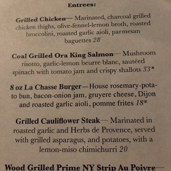 La Chasse - That night's menu. I got the Salmon, it was amazing! - French Near Me - Louisville, Kentucky La Chasse - That night's menu. I got the Salmon, it was amazing! - French Near Me - Louisville, Kentucky