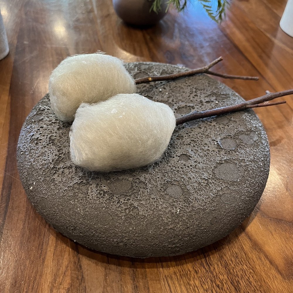 Le Mousso - Foie gras wrapped in charcoaled cotton candy - Canadian (New) Near Me - Montreal, Quebec