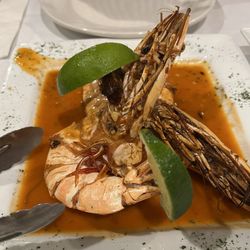 Lisbon Portuguese Restaurant - Tiger shrimp (gambas)