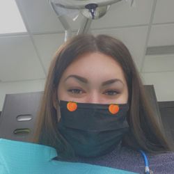 Mint Dental - Getting ready for my cleaning in the room!