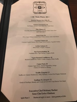 Menu photo 3 Le Bistro Huntington, WV