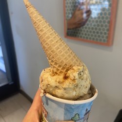 Ample Hills Creamery - So much for eating my ice cream out of a cone! Toppled over before paying