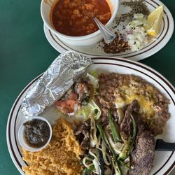 Keene Cafe - Carne asada and menudo